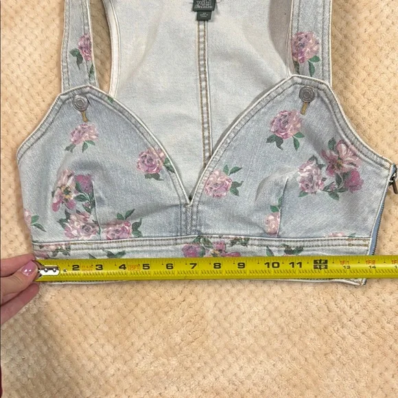 Wild Fable Green Fitted Crop Tank Top - Picture 6 of 8